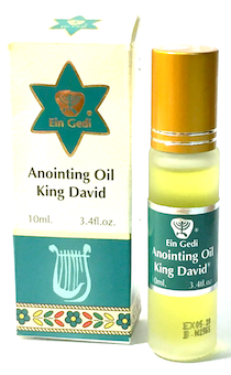 Елей помазания из Израиля с ароматом "Царь Давид" (объем 10 мл) (очень ароматный, возможно использование вместо парфюма), шариковый дозатор